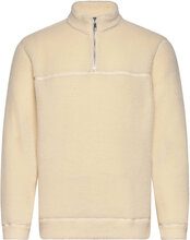 Onsremy Reg Cb 1/4 Zip 3645 Swt Tops Sweat-shirts & Hoodies Fleeces & Midlayers Cream ONLY & SONS