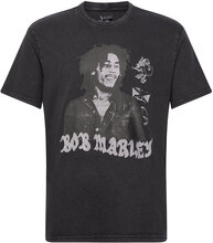 Onsbob Marley Reg Ss Tee Tops T-shirts Short-sleeved Black ONLY & SONS