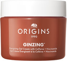 Ginzing Energizing Gel Face Cream With Caffeine + Niacinamide Beauty WOMEN Skin Care Face Day Creams Hvit Origins*Betinget Tilbud