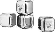 City Icecubes 4-Pack Home Tableware Drink & Bar Accessories Whiskey St S Silver Orrefors