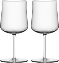 Informal Small Glass 28Cl 2-P Home Tableware Glass Wine Glass Nude Orrefors