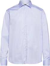 Reg Fit Cut Away Twill Shirt Designers Shirts Tuxedo Shirts Blue Oscar Jacobson