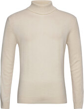 Salim Rollneck Knitwear Turtlenecks Creme Oscar Jacobson*Betinget Tilbud