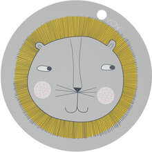 Placemat Lion Home Meal Time Placemats & Coasters Grey OYOY Living Design