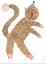Standing Leopard Elvis - Poster Home Kids Decor Posters & Frames Posters Multi/patterned OYOY Living Design