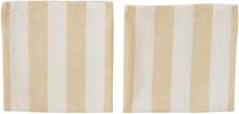 Striped Napkin - Pack Of 2 Home Textiles Kitchen Textiles Napkins Cloth Napkins Multi/patterned OYOY Living Design