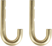 Pieni Hook - Pack Of 2 Home Storage Hooks & Knobs Hooks Gold OYOY Living Design