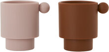 Tiny Inka Cup - Pack Of 2 Home Meal Time Cups & Mugs Cups Multi/patterned OYOY MINI