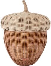 Acorn Basket Home Kids Decor Storage Storage Baskets Brown OYOY MINI