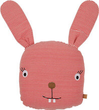 Rosy Rabbit Denim Toy Toys Soft Toys Stuffed Animals Red OYOY MINI