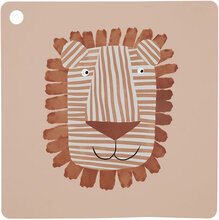 Placemat Lobo Lion Home Meal Time Placemats & Coasters Beige OYOY MINI