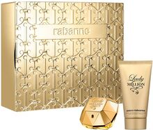 Paco Rabanne Lady Million Edp 50Ml/Body Lotion 75Ml Parfyme Sett Nude Rabanne*Betinget Tilbud