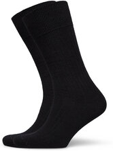 Pe 2Pk Calle Premium Mercerized Wool Rib Underwear Socks Regular Socks Black Panos Emporio