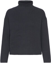 Angelinepw Pu Tops Knitwear Jumpers Navy Part Two