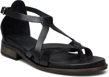 Githa Shoes Summer Shoes Sandals Svart Pavement*Betinget Tilbud