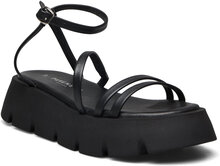 Clover Shoes Summer Shoes Platform Sandals Black Pavement
