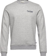 Hudson Script Crew Bb Sweat Tops Sweatshirts & Hoodies Sweatshirts Grey Penfield