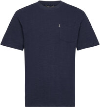 Slub Pocket T-Shirt T-shirts Short-sleeved Marineblå Penfield*Betinget Tilbud