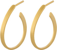 Berlin Creoles 25 Mm Designers Jewellery Earrings Hoops Gold Pernille Corydon
