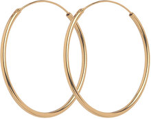 Mini Plain Hoops 20 Mm Accessories Jewellery Earrings Hoops Gold Pernille Corydon