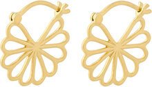 Small Bellis Earrings Accessories Jewellery Earrings Hoops Gold Pernille Corydon