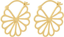 Bellis Earrings Accessories Jewellery Earrings Hoops Gold Pernille Corydon