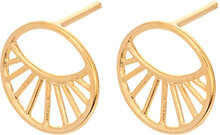 Daylight Earsticks 11 Mm Accessories Jewellery Earrings Studs Gold Pernille Corydon