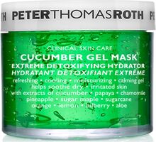 Cucumber Gel Mask Beauty WOMEN Skin Care Face Face Masks Grønn Peter Thomas Roth*Betinget Tilbud