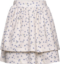 Skirt Printed Dresses & Skirts Skirts Midi Skirts White Petit Piao