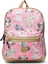 Pick&Pack Cute Animals Backpack Accessories Bags Backpacks Rosa Pick & Pack*Betinget Tilbud
