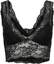 Pclina Lace Bra Top Noos Lingerie Bras & Tops Soft Bras Bralette Black Pieces