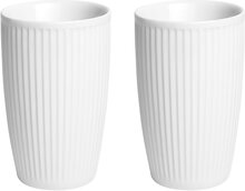 Termokrus Plissé Home Tableware Cups & Mugs Thermal Cups White Pillivuyt