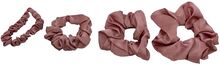 Four Sets Scrunchy Dusty Pink Accessories Hair Accessories Scrunchies Pink Pipol's Bazaar