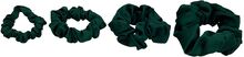 Four Sets Scrunchy Accessories Hair Accessories Scrunchies Green Pipol's Bazaar