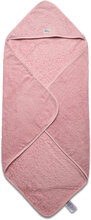 Organic Hooded Towel Home Bath Time Towels & Cloths Towels Rosa Pippi*Betinget Tilbud