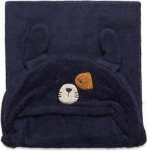Organic Hooded Bath Towel Home Bath Time Towels & Cloths Towels Blue Pippi