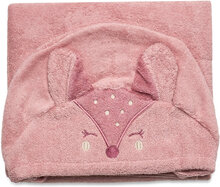 Organic Hooded Bath Towel Home Bath Time Towels & Cloths Towels Pink Pippi