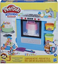 Play-Doh Kitchen Creations Rising Cake Oven Playset Toys Creativity Drawing & Crafts Craft Play Dough Multi/mønstret Play Doh*Betinget Tilbud
