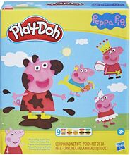 Play-Doh Peppa Pig Stylin Set Toys Creativity Drawing & Crafts Craft Play Dough Rosa Play Doh*Betinget Tilbud