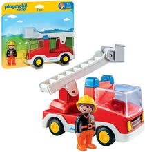 Playmobil 1.2.3 Brannbil Med Stige - 6967 Toys Playmobil Toys Playmobil 1.2.3 Multi/mønstret PLAYMOBIL*Betinget Tilbud