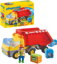 Playmobil 1.2.3 Lastbil Med Vippelad - 70126 Toys Playmobil Toys Playmobil 1.2.3 Multi/patterned PLAYMOBIL