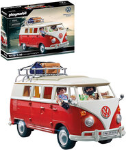Playmobil Volkswagen T1 Camping Bus - 70176 Toys Playmobil Toys Playmobil Classic Cars Red PLAYMOBIL