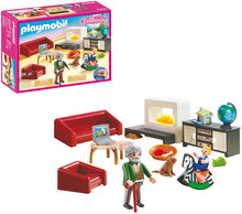 Playmobil Dollhouse Komfortabel Stue - 70207 Toys Playmobil Toys Playmobil Dollhouse Multi/patterned PLAYMOBIL