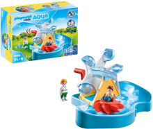 Playmobil 1.2.3 Aqua Vandhjul Med Karrusel - 70268 Toys Playmobil Toys Playmobil 1.2.3 Aqua Multi/patterned PLAYMOBIL