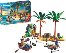 Playmobil Pirates Pirate Treasure Island With Skeleton - 70962 Toys Playmobil Toys Playmobil Pirates Multi/patterned PLAYMOBIL