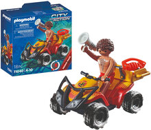 Playmobil City Action Livredder-Atv - 71040 Toys Playmobil Toys Playmobil City Action Multi/patterned PLAYMOBIL