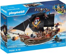 Playmobil Pirates Stort Piratskib - 71530 Toys Playmobil Toys Playmobil Pirates Multi/patterned PLAYMOBIL