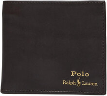 Leather Billfold Wallet Accessories Wallets Classic Wallets Brown Polo Ralph Lauren