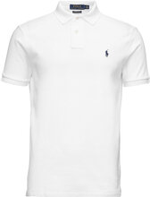 Custom Slim Fit Mesh Polo Shirt Tops Polos Short-sleeved White Polo Ralph Lauren