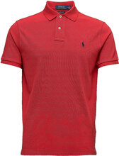 Custom Slim Fit Mesh Polo Shirt Tops Polos Short-sleeved Red Polo Ralph Lauren
